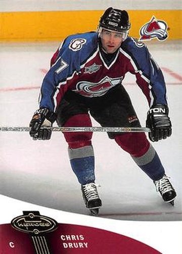 #28 Chris Drury - Colorado Avalanche - 2000-01 Upper Deck Heroes Hockey