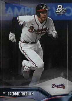 #28 Freddie Freeman - Atlanta Braves - 2021 Bowman Platinum Baseball