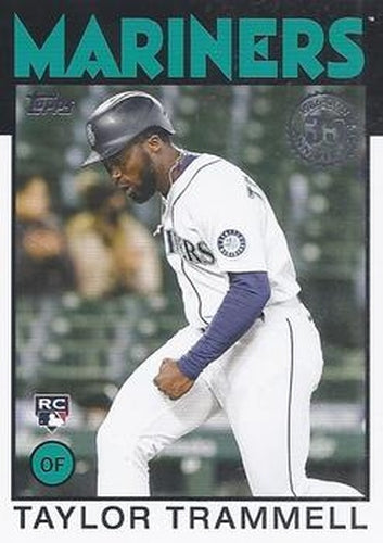 #86B-28 Taylor Trammell - Seattle Mariners - 2021 Topps Update - 1986 Topps Baseball 35th Anniversary Baseball