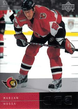 #28 Marian Hossa - Ottawa Senators - 2000-01 Upper Deck Ice Hockey