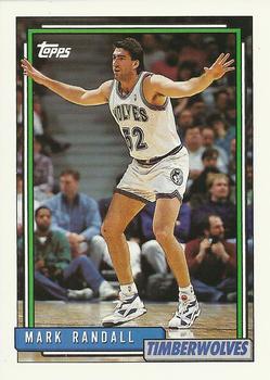 #28 Mark Randall - Minnesota Timberwolves - 1992-93 Topps Basketball