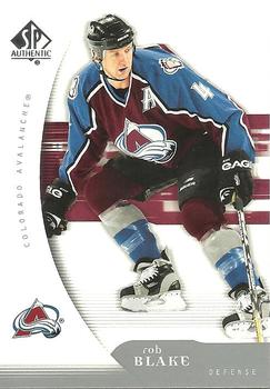 #28 Rob Blake - Colorado Avalanche - 2005-06 SP Authentic Hockey