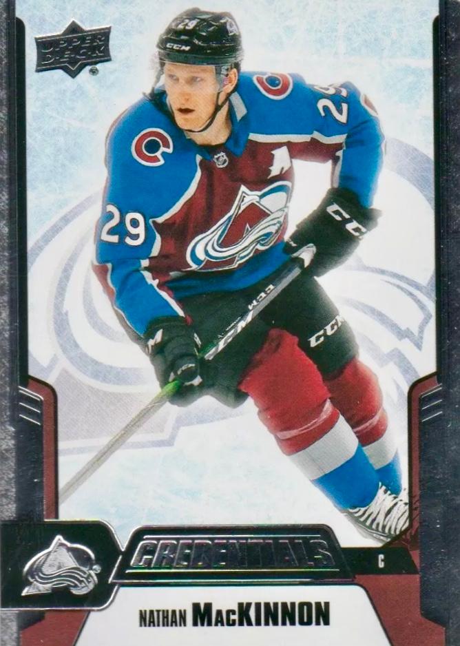 #28 Nathan MacKinnon - Colorado Avalanche - 2019-20 Upper Deck Credentials Hockey