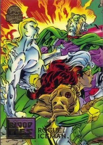 #28 Iceman & Rogue - 1994 Fleer Marvel Universe