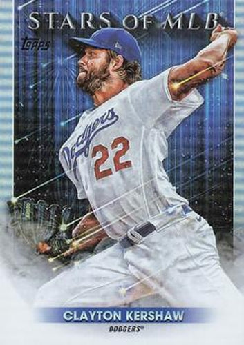 #SMLB-28 Clayton Kershaw - Los Angeles Dodgers - 2022 Topps - Stars of MLB Baseball