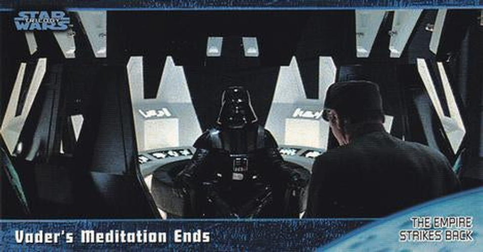 #28 Vader's Meditation Ends - 1997 Topps Widevision Star Wars Trilogy