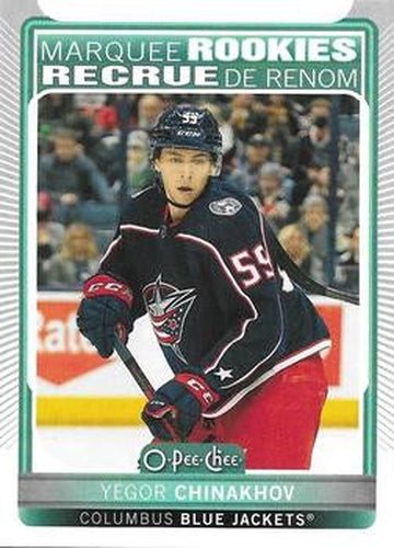 #628 Yegor Chinakhov - Columbus Blue Jackets - 2021-22 O-Pee-Chee Hockey