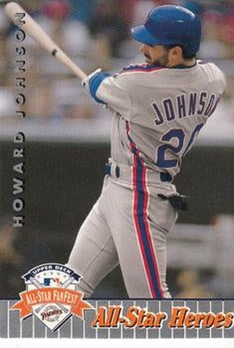 #28 Howard Johnson - New York Mets - 1992 Upper Deck All-Star FanFest Baseball