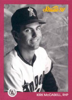 #28 Kirk McCaskill - California Angels - 1991 Studio Baseball