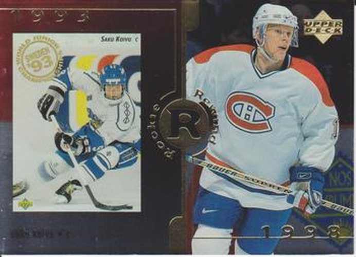 #28 Saku Koivu - Montreal Canadiens - 1998-99 Upper Deck Gold Reserve Hockey