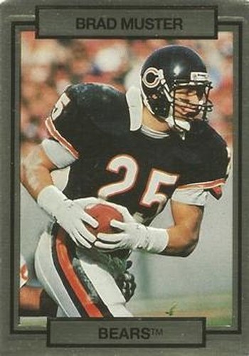 #28 Brad Muster - Chicago Bears - 1990 Action Packed Football
