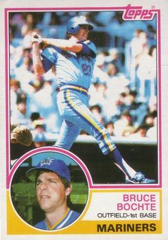 #28 Bruce Bochte - Seattle Mariners - 1983 Topps Baseball