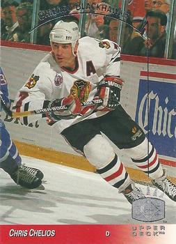 #28 Chris Chelios - Chicago Blackhawks - 1993-94 Upper Deck - SP Hockey