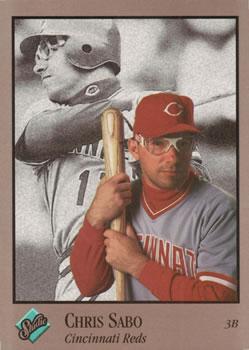 #28 Chris Sabo - Cincinnati Reds - 1992 Studio Baseball