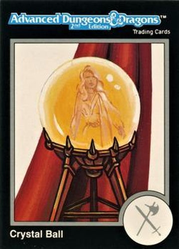 #28 Crystal Ball - 1991 TSR Advanced Dungeons & Dragons - Silver