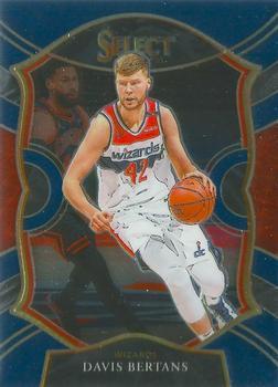 #28 Davis Bertans - Washington Wizards - 2020-21 Panini Select - Blue Basketball