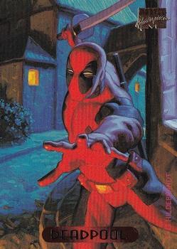 #28 Deadpool - 1994 Fleer Marvel Masterpieces Hildebrandt Brothers