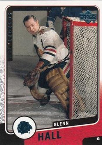 #28 Glenn Hall - Chicago Blackhawks - 2000-01 Upper Deck Legends Hockey