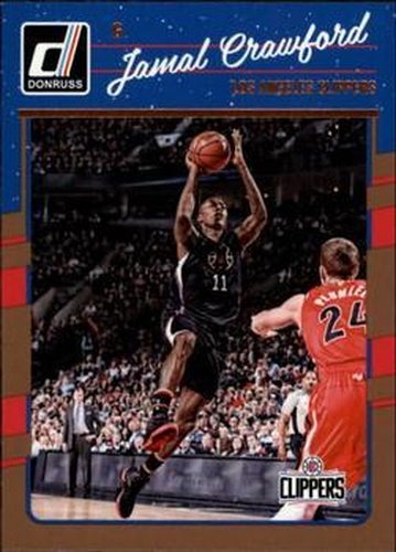 #28 Jamal Crawford - Los Angeles Clippers - 2016-17 Donruss Basketball