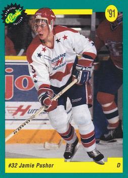 #28 Jamie Pushor - Detroit Red Wings - 1991 Classic Draft Picks Hockey