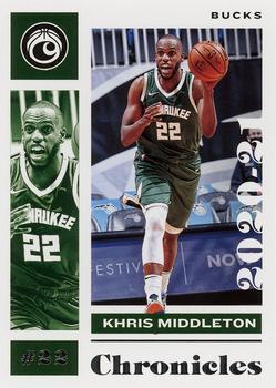 #28 Khris Middleton - Milwaukee Bucks - 2020-21 Panini Chronicles Basketball