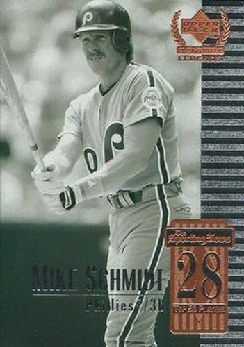 #28 Mike Schmidt - Philadelphia Phillies - 1999 Upper Deck Century Legends Baseball