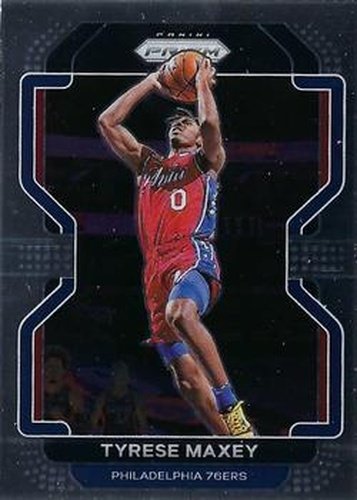 #28 Tyrese Maxey - Philadelphia 76ers - 2021-22 Panini Prizm Basketball