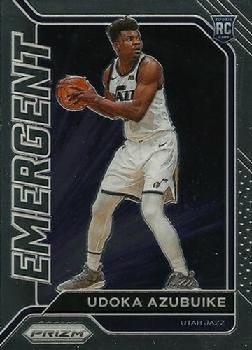 #28 Udoka Azubuike - Utah Jazz - 2020-21 Panini Prizm - Emergent Basketball