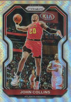 #28 John Collins - Atlanta Hawks - 2020-21 Panini Prizm - Silver Prizms Basketball