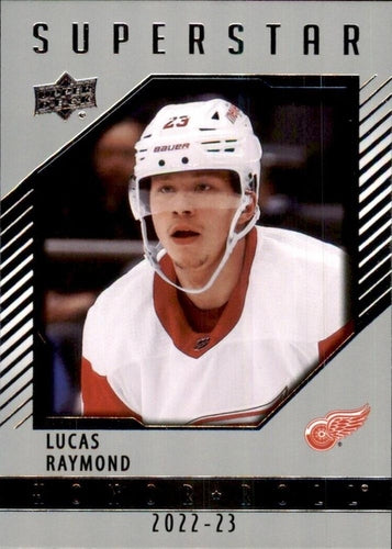 #HR-28 Lucas Raymond - Detroit Red Wings - 2022-23 Upper Deck - Honor Roll Hockey