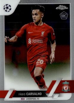 #28 Fábio Carvalho - Liverpool - 2022-23 Topps Chrome UEFA Club Competitions Soccer