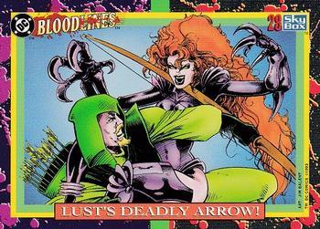 #28 Lust's Deadly Arrow! - 1993 SkyBox DC Comics Bloodlines
