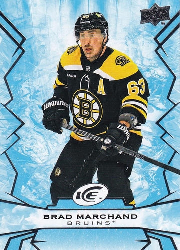 #28 Brad Marchand - Boston Bruins - 2022-23 Upper Deck Ice Hockey