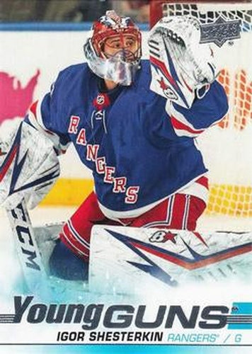 #528 Igor Shesterkin - New York Rangers - 2019-20 Upper Deck Hockey