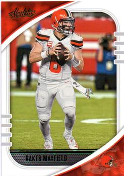 #28 Baker Mayfield - Cleveland Browns - 2020 Panini Absolute - Green Football