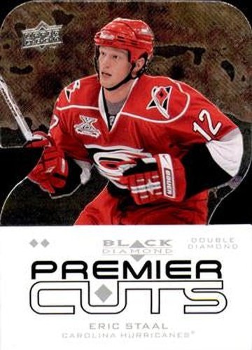 #PDC28 Eric Staal - Carolina Hurricanes - 2008-09 Upper Deck Black Diamond - Premier Die Cut Hockey