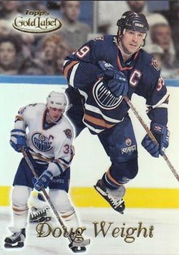 #28 Doug Weight - Edmonton Oilers - 1999-00 Topps Gold Label Hockey