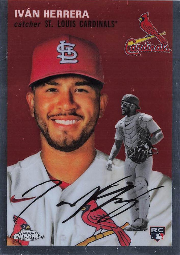 #28 Iván Herrera - St. Louis Cardinals - 2023 Topps Chrome Platinum Anniversary Baseball