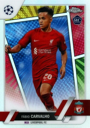 #28b Fábio Carvalho - Liverpool - 2022-23 Topps Chrome UEFA Club Competitions Soccer