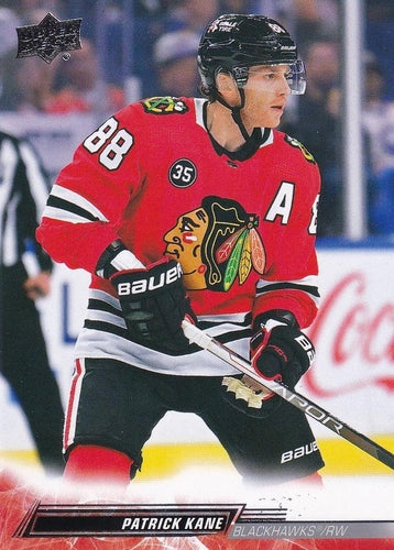 #290 Patrick Kane - Chicago Blackhawks - 2022-23 Upper Deck Hockey
