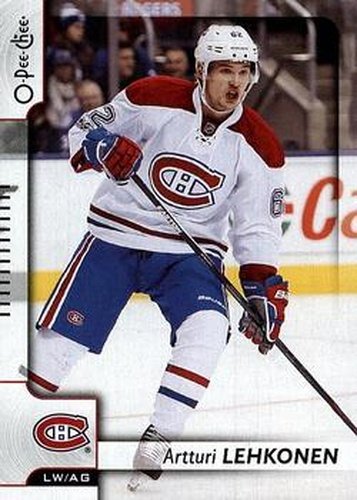 #290 Artturi Lehkonen - Montreal Canadiens - 2017-18 O-Pee-Chee Hockey