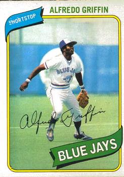 #290 Alfredo Griffin - Toronto Blue Jays - 1980 O-Pee-Chee Baseball
