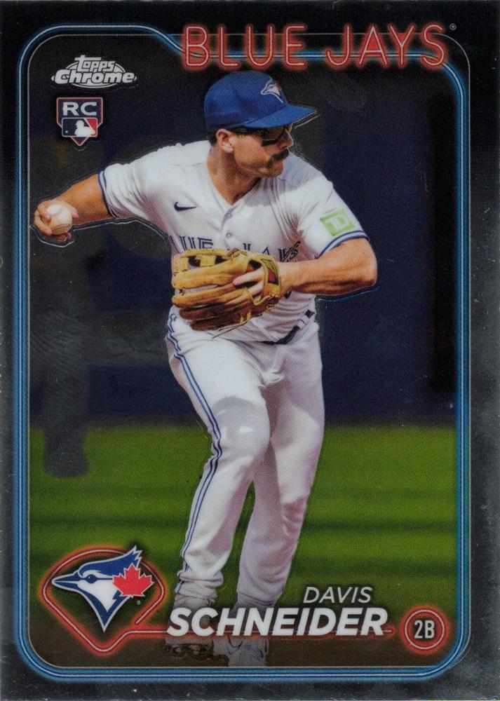 #290 Davis Schneider - Toronto Blue Jays - 2024 Topps Chrome Baseball