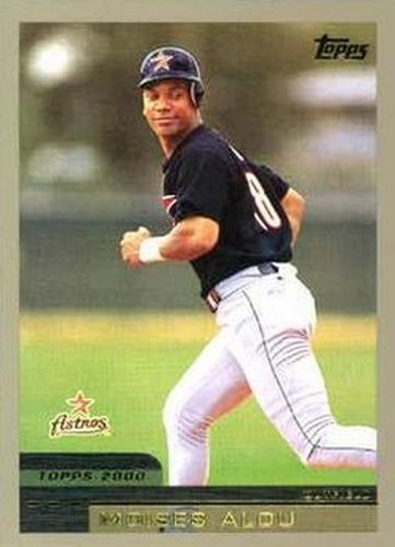 #290 Moises Alou - Houston Astros - 2000 Topps Baseball