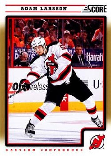 #290 Adam Larsson - New Jersey Devils - 2012-13 Score - Gold Rush Hockey