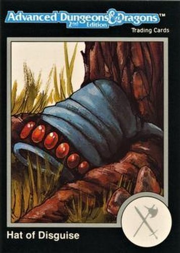 #290 Hat of Disguise - 1991 TSR Advanced Dungeons & Dragons - Silver