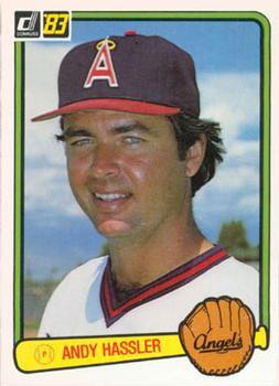 #290 Andy Hassler - California Angels - 1983 Donruss Baseball