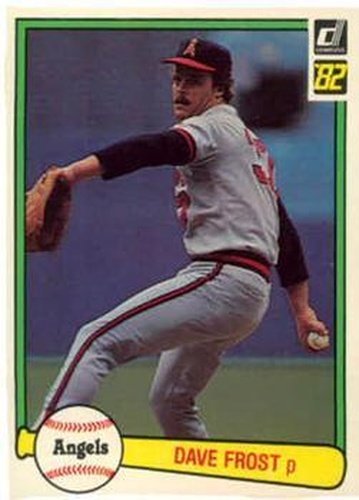 #290 Dave Frost - California Angels - 1982 Donruss Baseball
