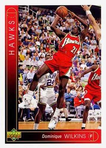 #290 Dominique Wilkins - Atlanta Hawks - 1993-94 Upper Deck Basketball