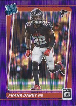 #290 Frank Darby - Atlanta Falcons - 2021 Donruss Optic - Purple Shock Football